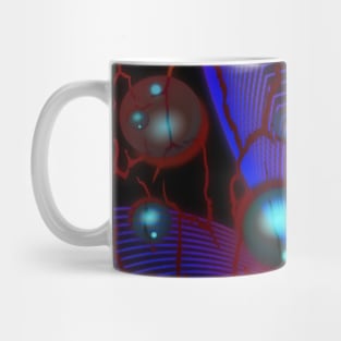 Abstract Art -Cracked Bubbles Mug